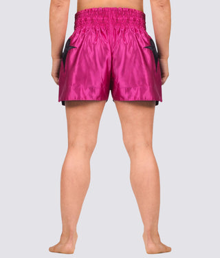 Elite Sports Star Series Sublimation Adjustable Waist Pink Muay Thai Shorts