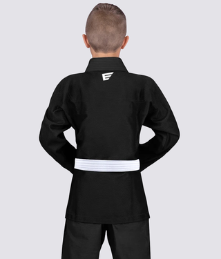 Elite Sports Ultra Light Preshrunk Comfortable & Secure Black Kids Adult Judo Gi