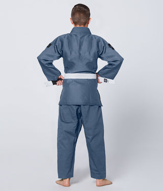 Core Gray Brazilian Jiu Jitsu BJJ Gi Unifrom for Kids