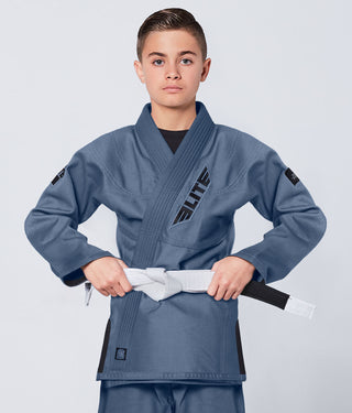 Core Gray Brazilian Jiu Jitsu BJJ Gi Unifrom for Kids