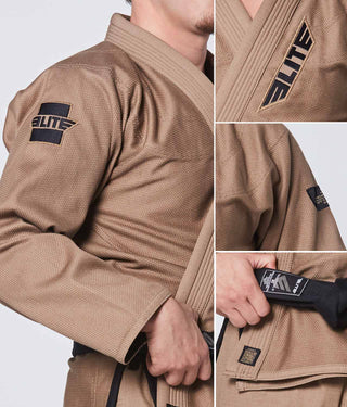 Men's Core Khaki Brazilian Jiu Jitsu BJJ Gi