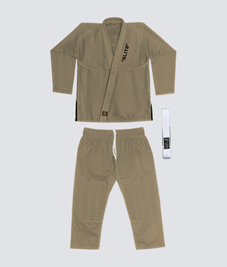 Kids' Core Khaki Brazilian Jiu Jitsu BJJ Gi
