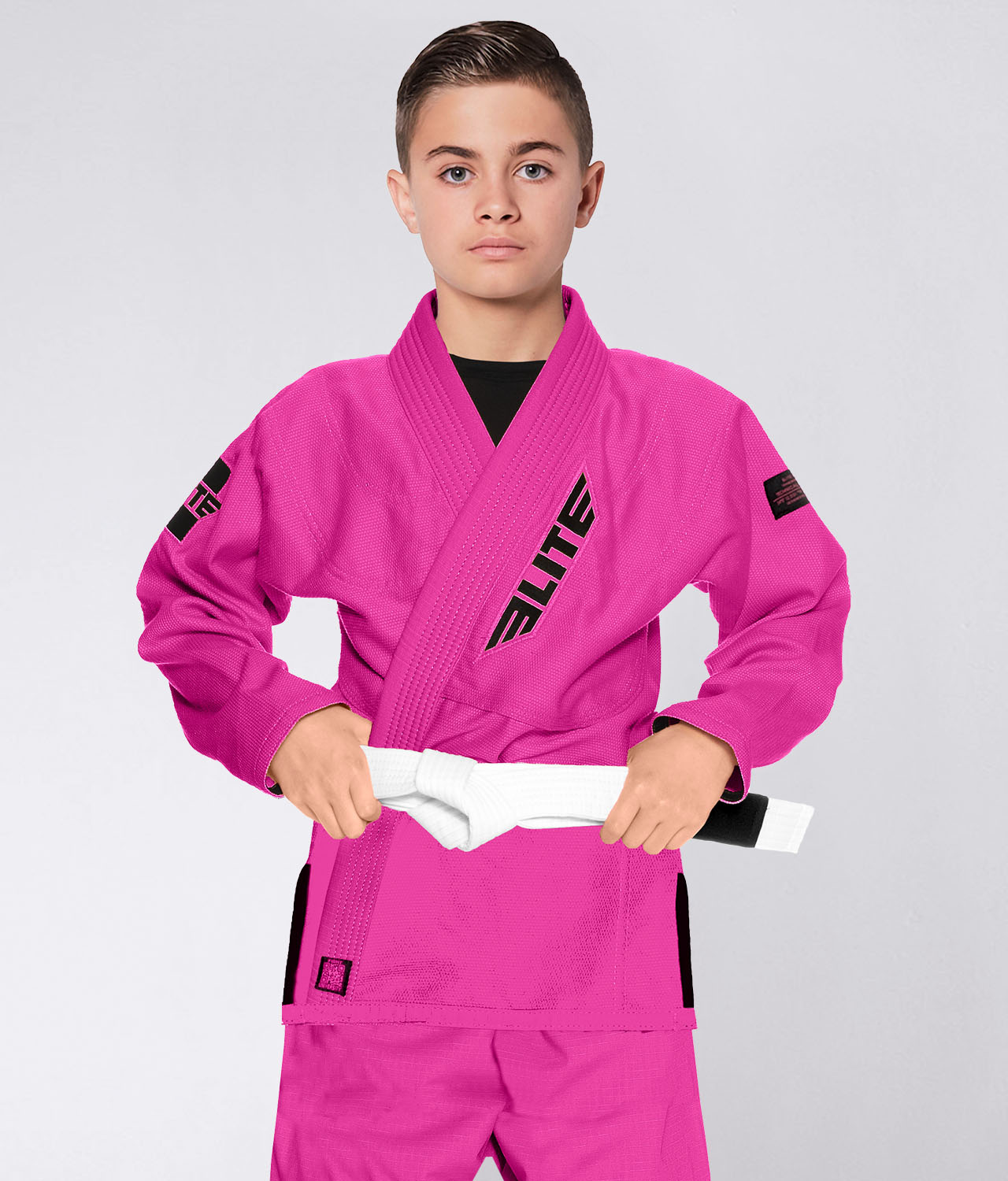 Kids' Core Pink Brazilian Jiu Jitsu BJJ Gi