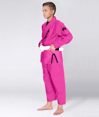 Kids' Core Pink Brazilian Jiu Jitsu BJJ Gi