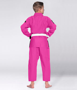 Kids' Core Pink Brazilian Jiu Jitsu BJJ Gi