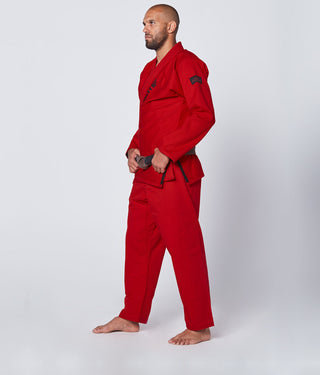 Core Red Brazilian Jiu Jitsu Gi BJJ Uniform for Men