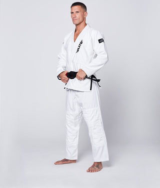 Core White Brazilian Jiu Jitsu Gi BJJ Uniform for Men