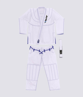 Elite White Brazilian Jiu Jitsu Gi BJJ Uniform for Men