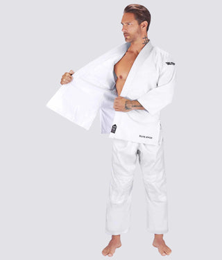 Adults' Ultra Light Preshrunk White Adult Judo Gi