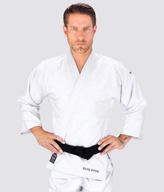 Adults' Ultra Light Preshrunk White Adult Judo Gi