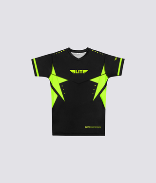 Men's Star Hi Viz Short Sleeve Training Rash Guard