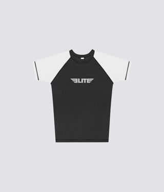 Kids' Standard White Short Sleeve NO-GI Rash Guard