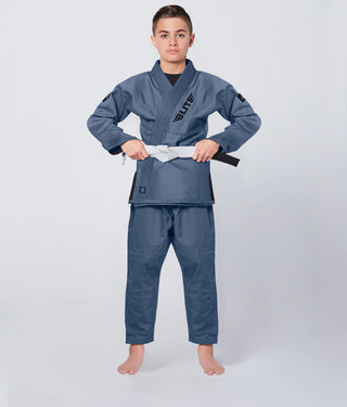Core Gray Brazilian Jiu Jitsu BJJ Gi Unifrom for Kids