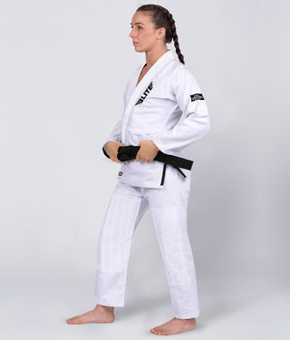 Core White Brazilian Jiu Jitsu BJJ Gi Unifrom for Women