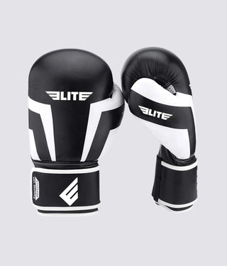 Kids' Standard Black/White Boxing Gloves